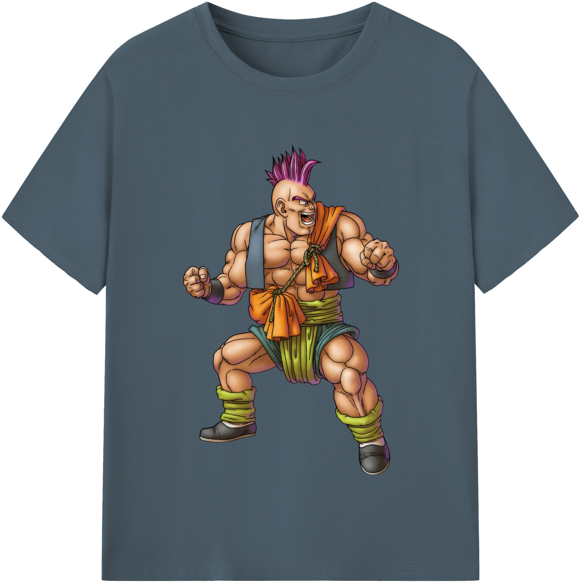 （画像用） ドラゴンクエスト Doragon Kuesuto Dragon Quest 綿100％半袖Tシャツ（フロントプリント）